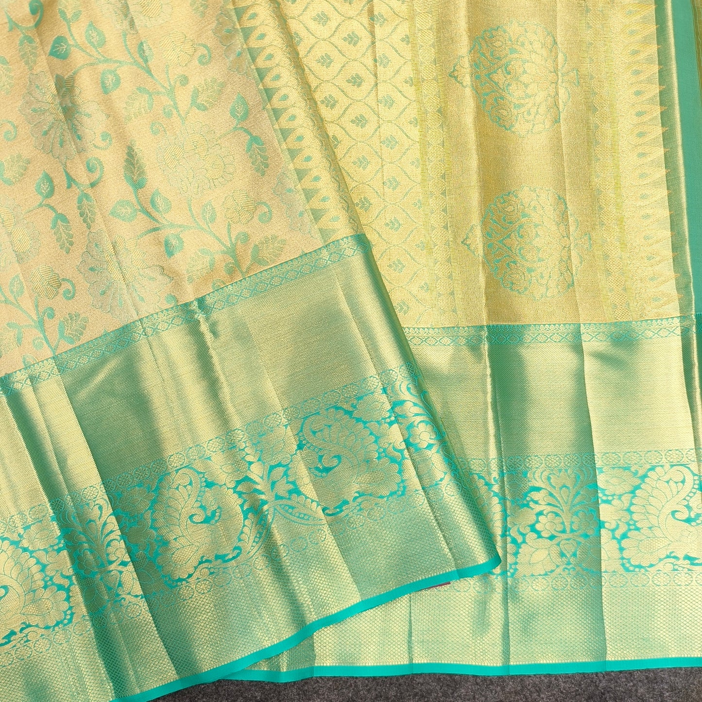 ✨Kanchi Pattu Bridal Pure Zari Saree - Ambica Wedding Mall
