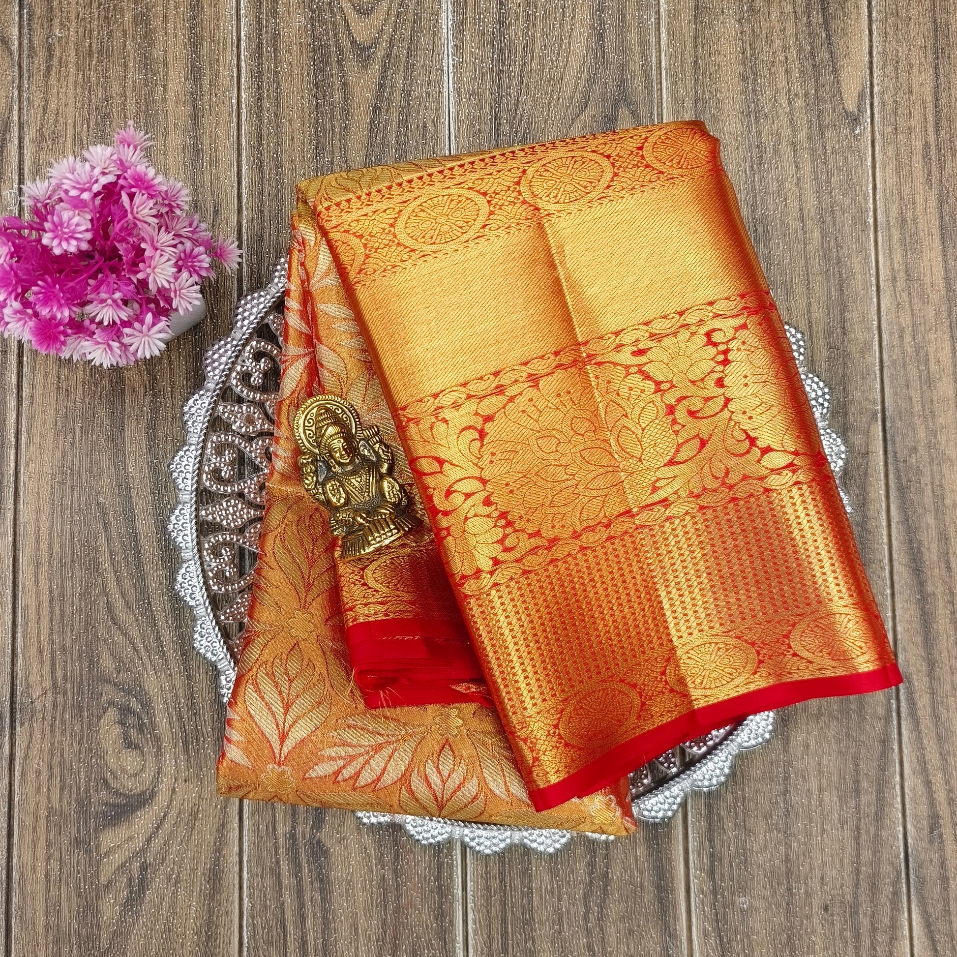 ✨Kanchi Pattu Bridal Pure Zari Saree - Ambica Wedding Mall