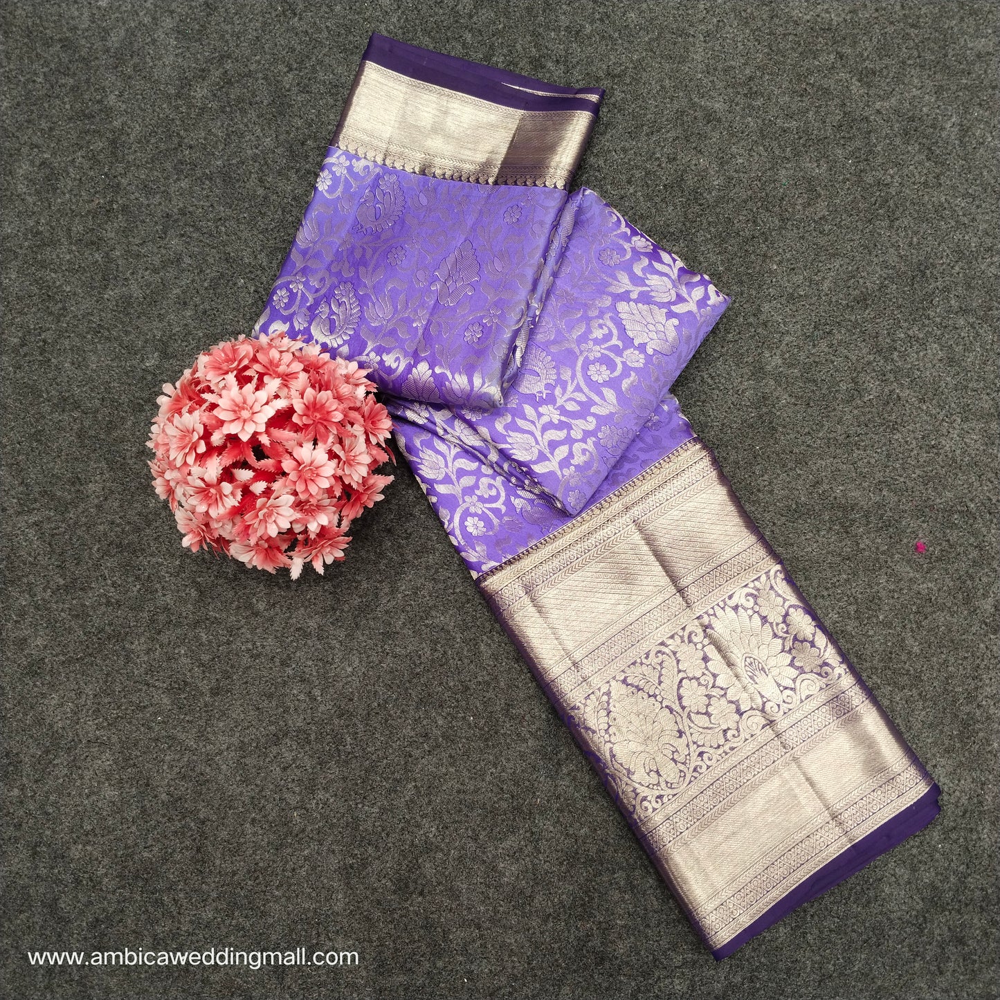Kanchi Pattu Pure Resham Saree - Ambica Wedding Mall