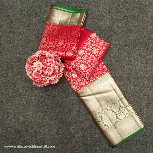 Kanchi Pattu Pure Resham Saree - Ambica Wedding Mall