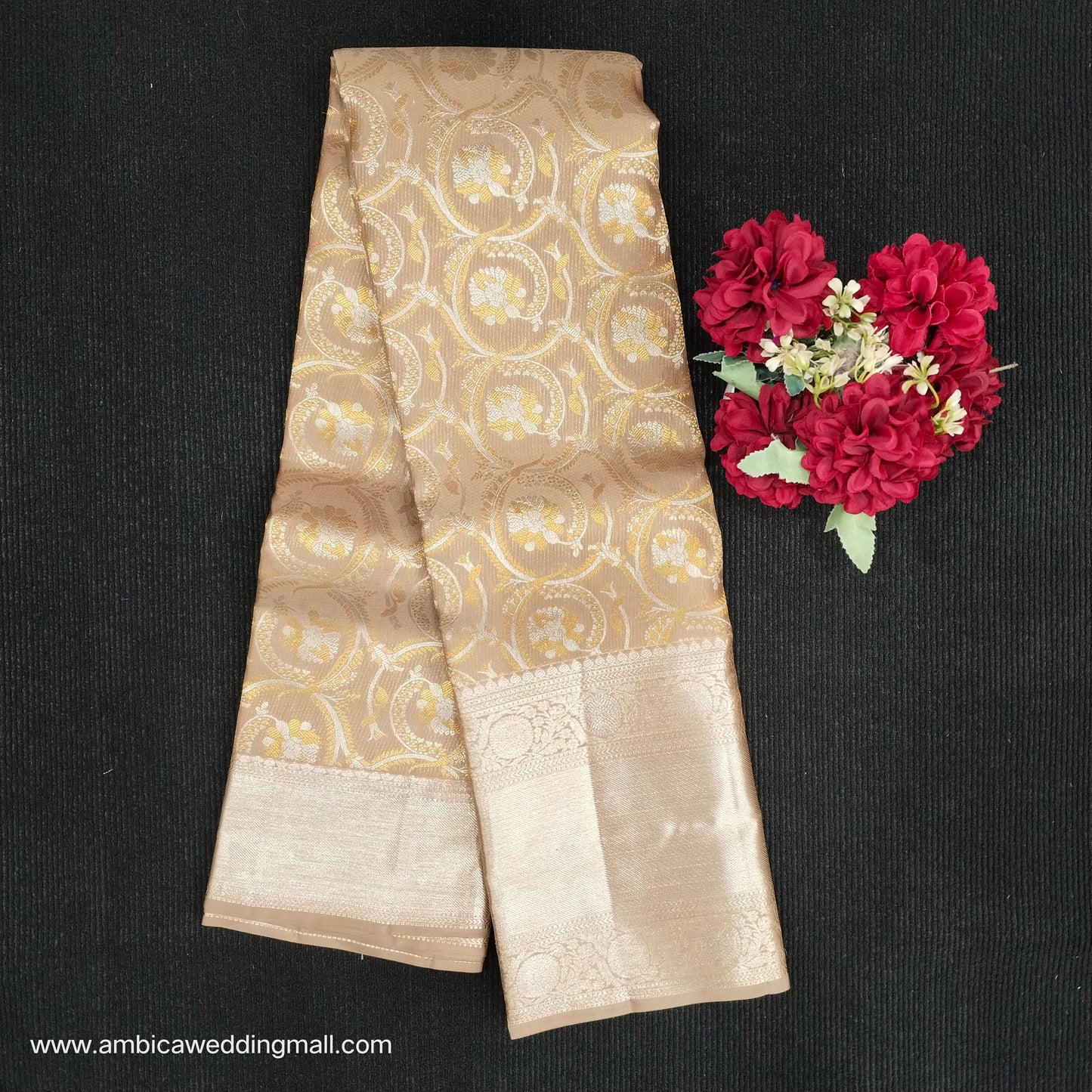 Pure Kanchi Pattu Resham self Sarees - Ambica Wedding Mall