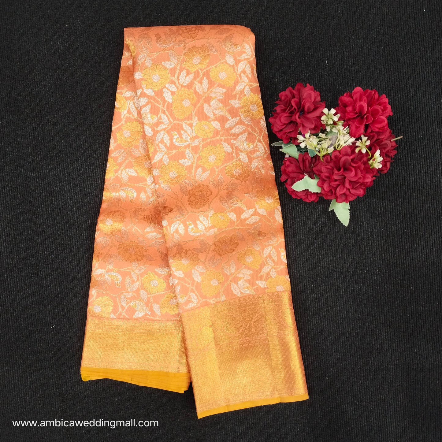 Pure Kanchi Pattu Resham self Sarees - Ambica Wedding Mall