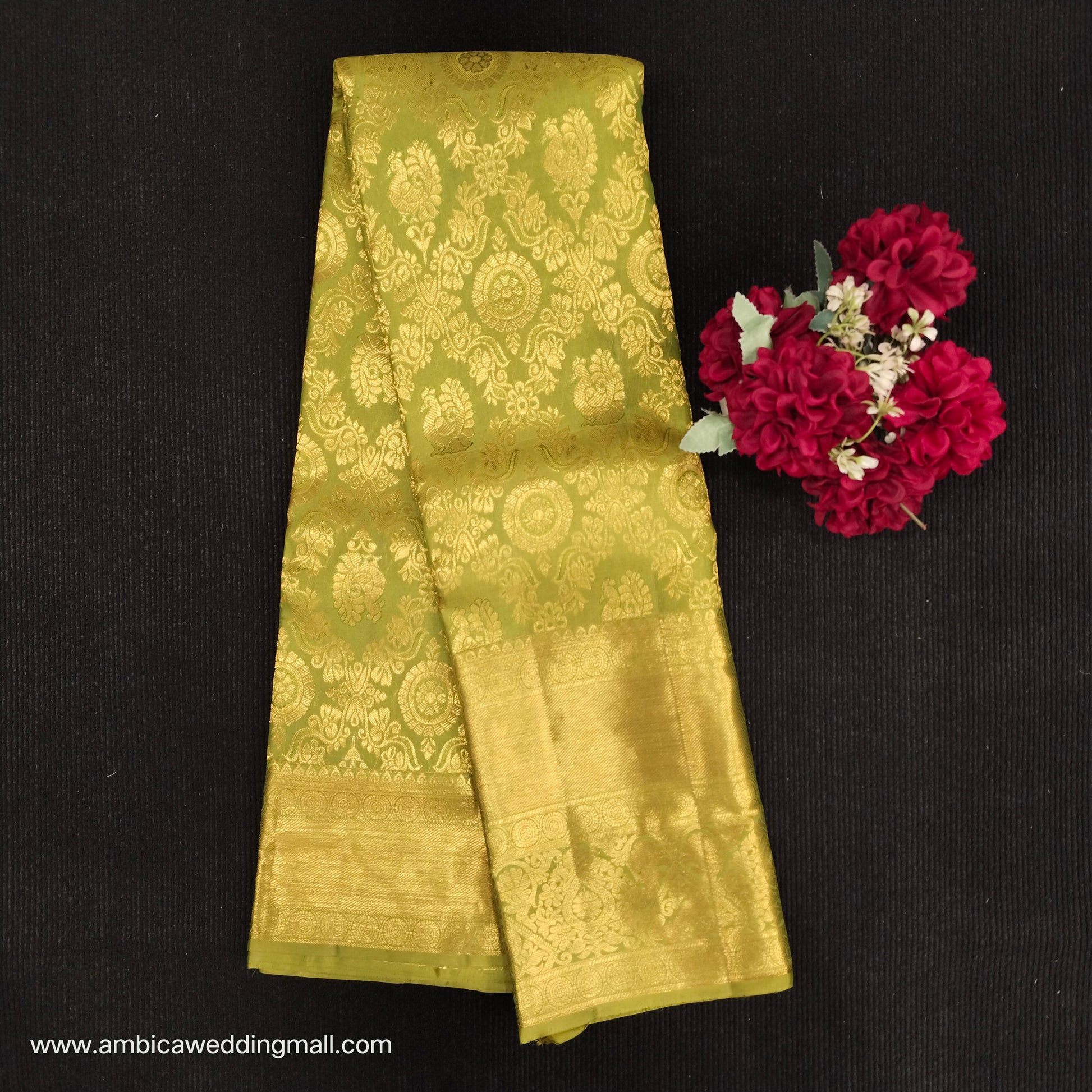 Pure Kanchi Pattu Resham self Sarees - Ambica Wedding Mall