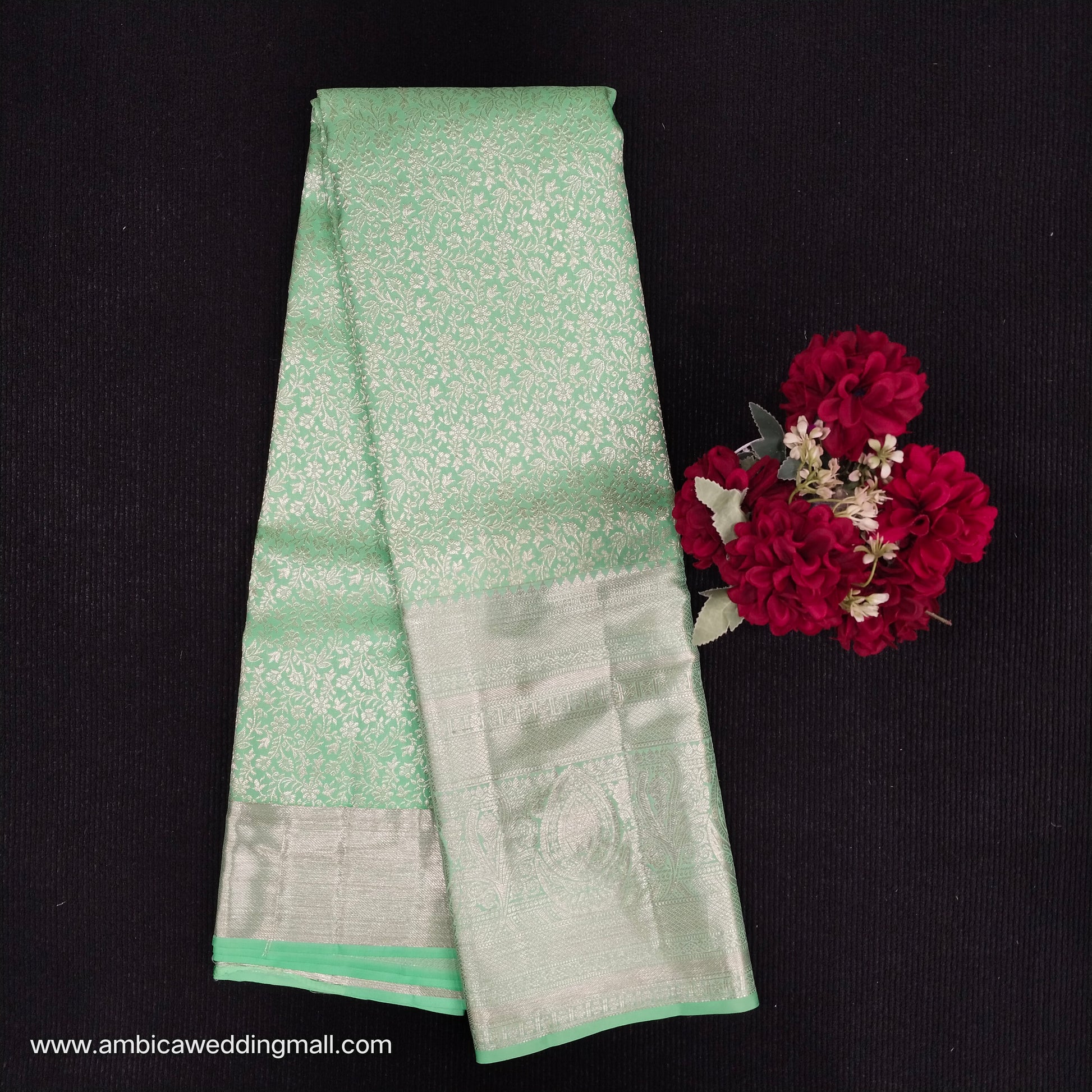 Pure Kanchi Pattu Resham self Sarees - Ambica Wedding Mall