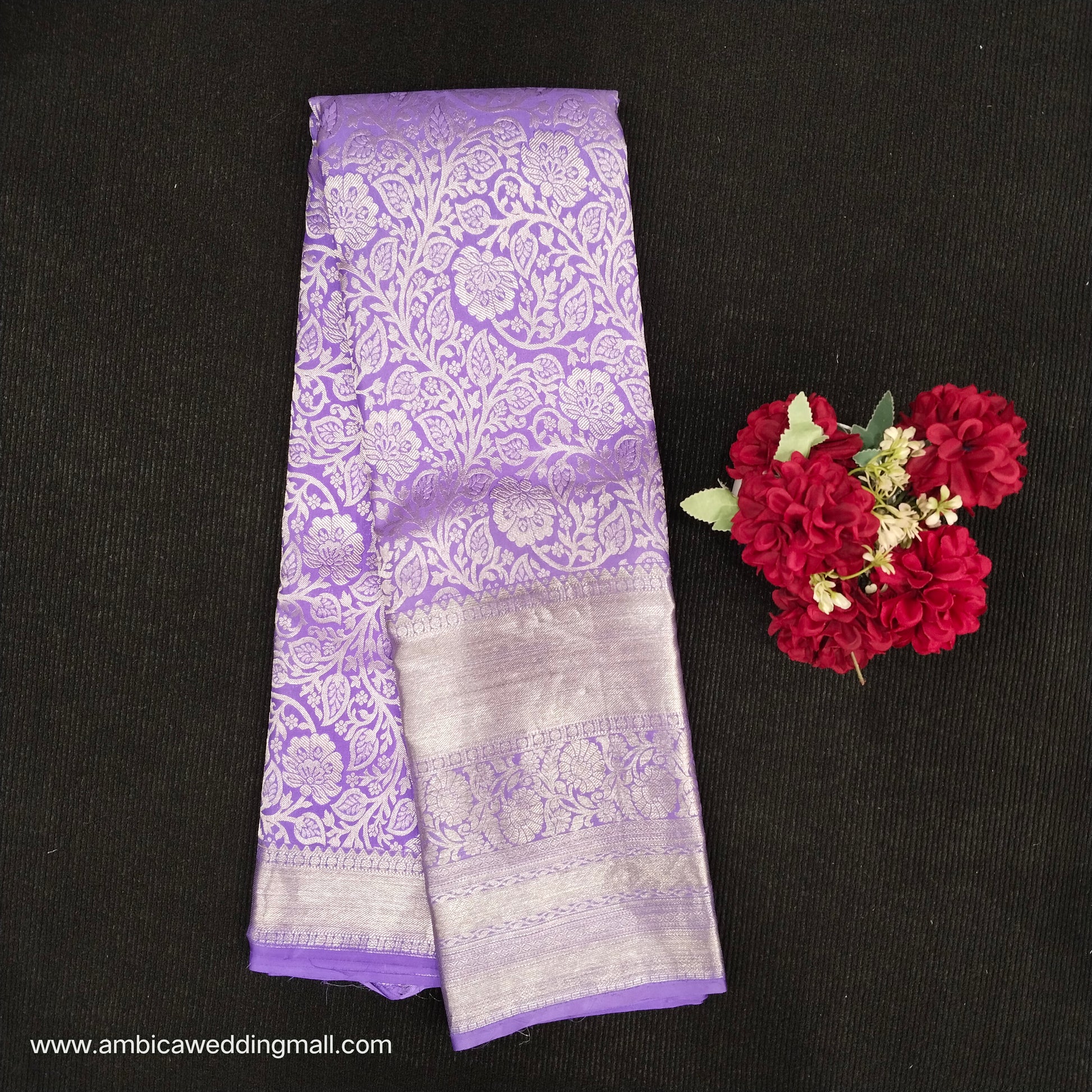Pure Kanchi Pattu Resham self Sarees - Ambica Wedding Mall