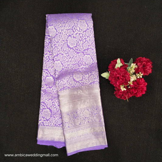 Pure Kanchi Pattu Resham self Sarees - Ambica Wedding Mall