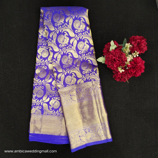 Pure Kanchi Pattu Resham self Sarees - Ambica Wedding Mall