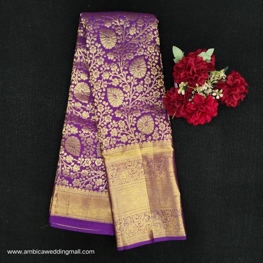 Pure Kanchi Pattu Resham self Sarees - Ambica Wedding Mall