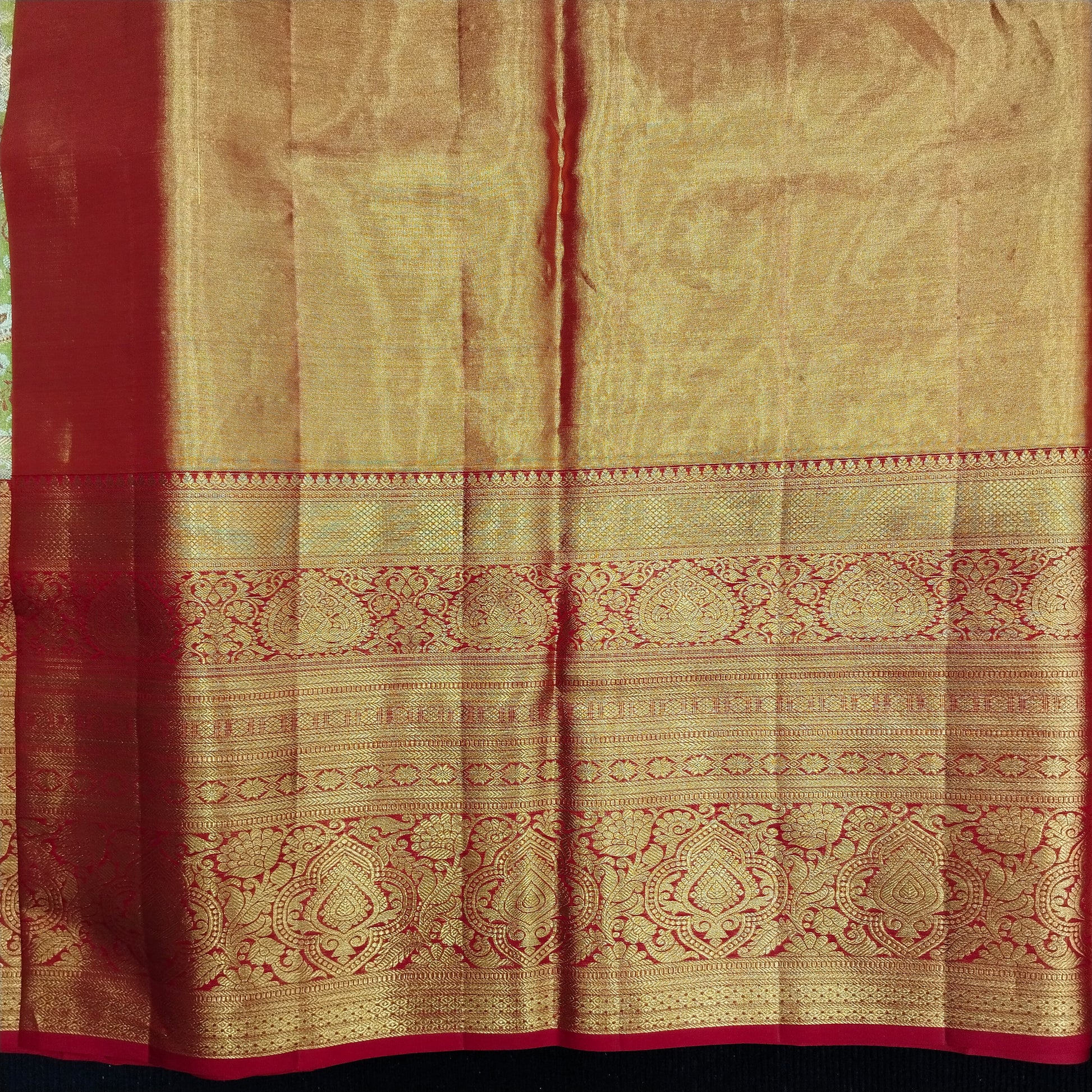 Pure tissue Bridal Kanchi Pattu Handloom Saree - Ambica Wedding Mall