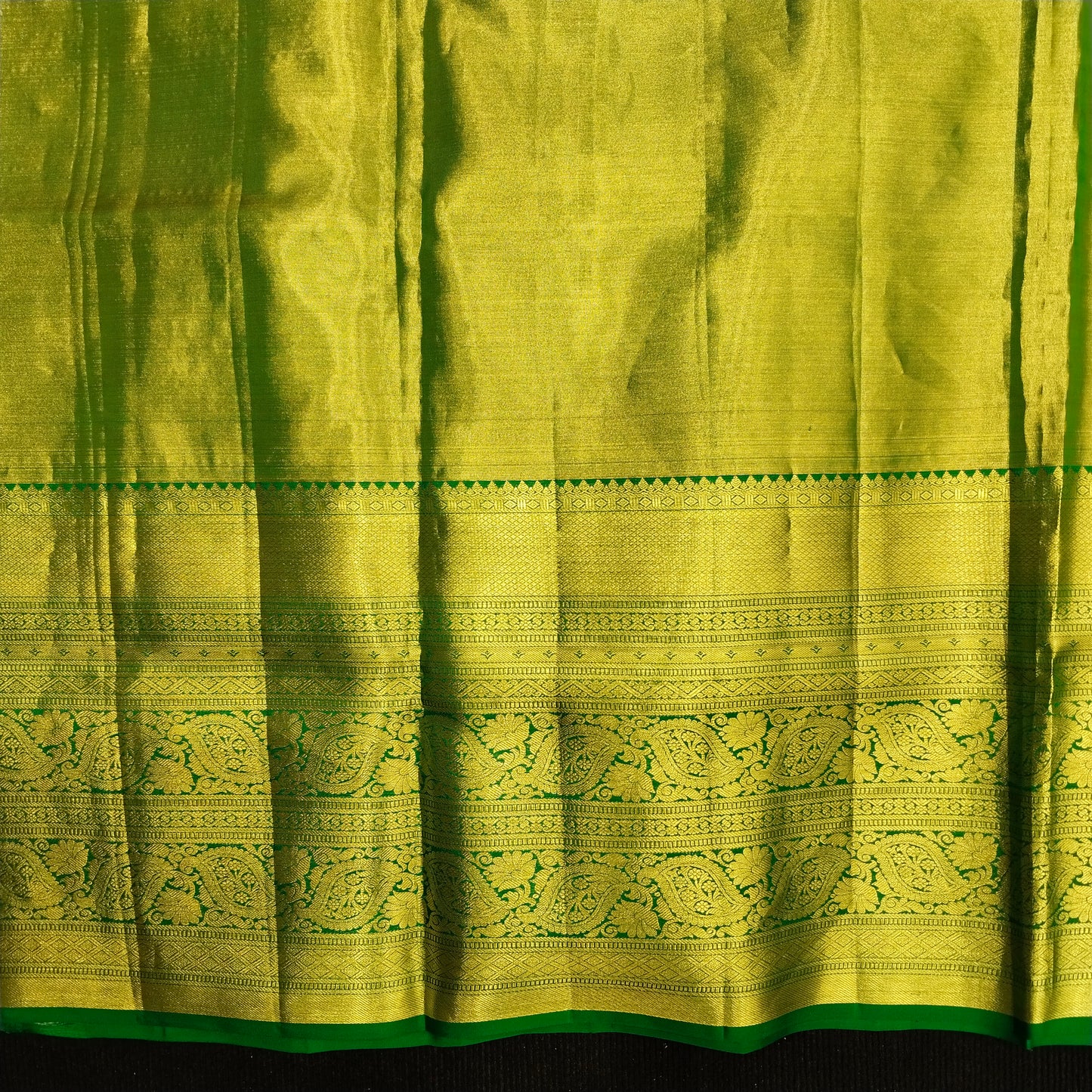 Pure Tissue Bridal Kanchi Pattu Handloom Saree - Ambica Wedding Mall