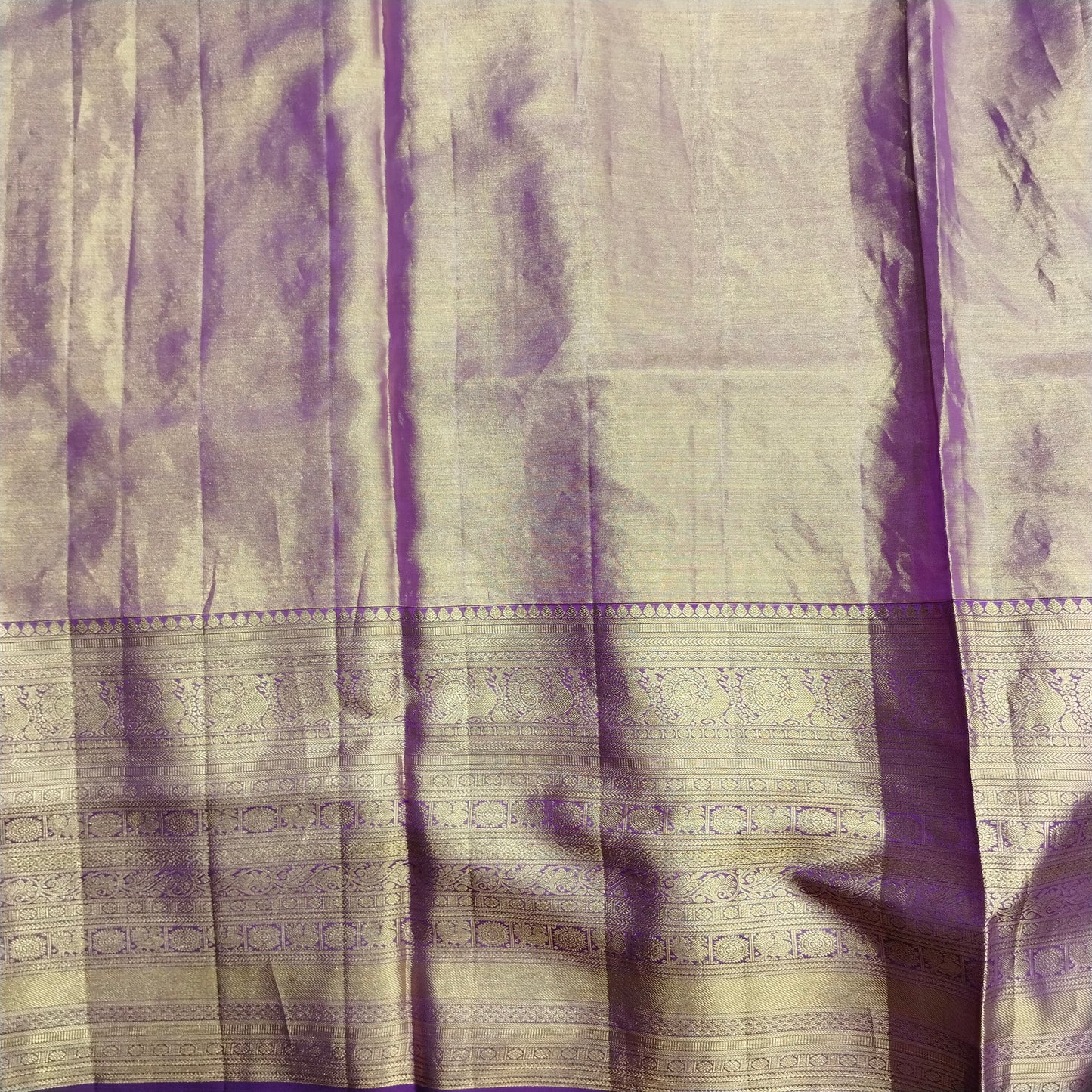 Pure Tissue Bridal Kanchi Pattu Handloom Saree - Ambica Wedding Mall
