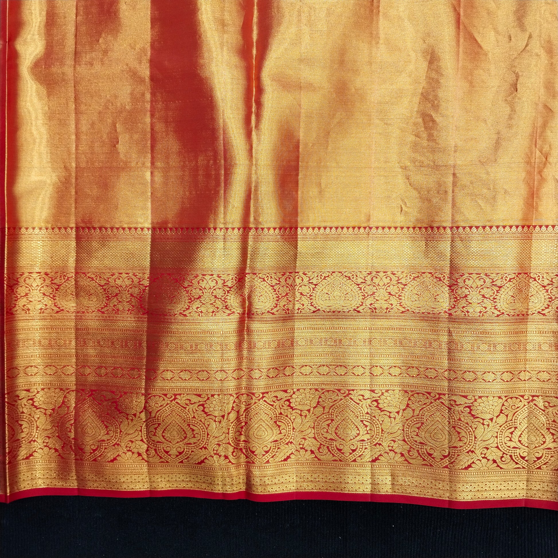Pure tissue Bridal Kanchi Pattu Handloom Saree - Ambica Wedding Mall