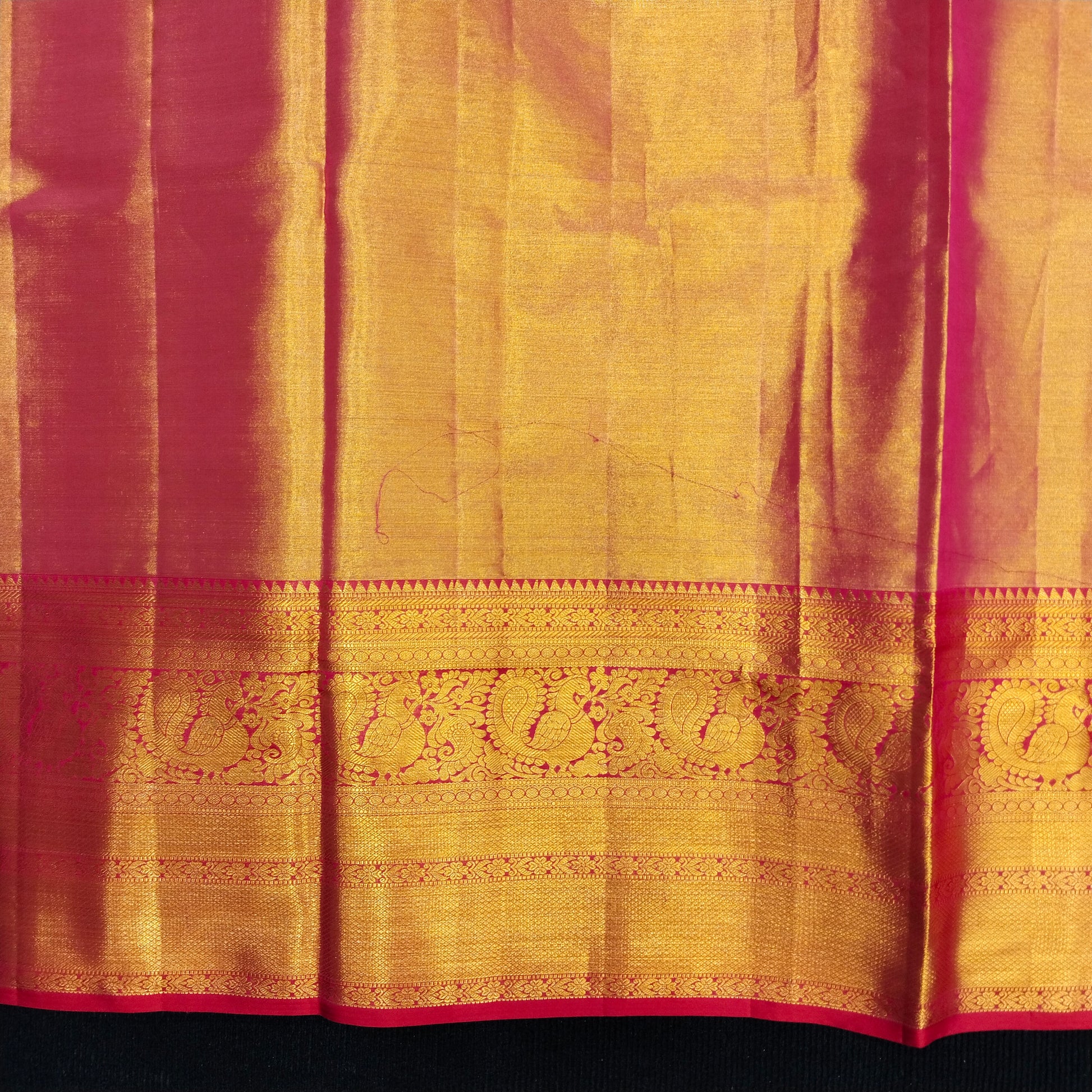 Pure tissue Bridal Kanchi Pattu Handloom Saree - Ambica Wedding Mall