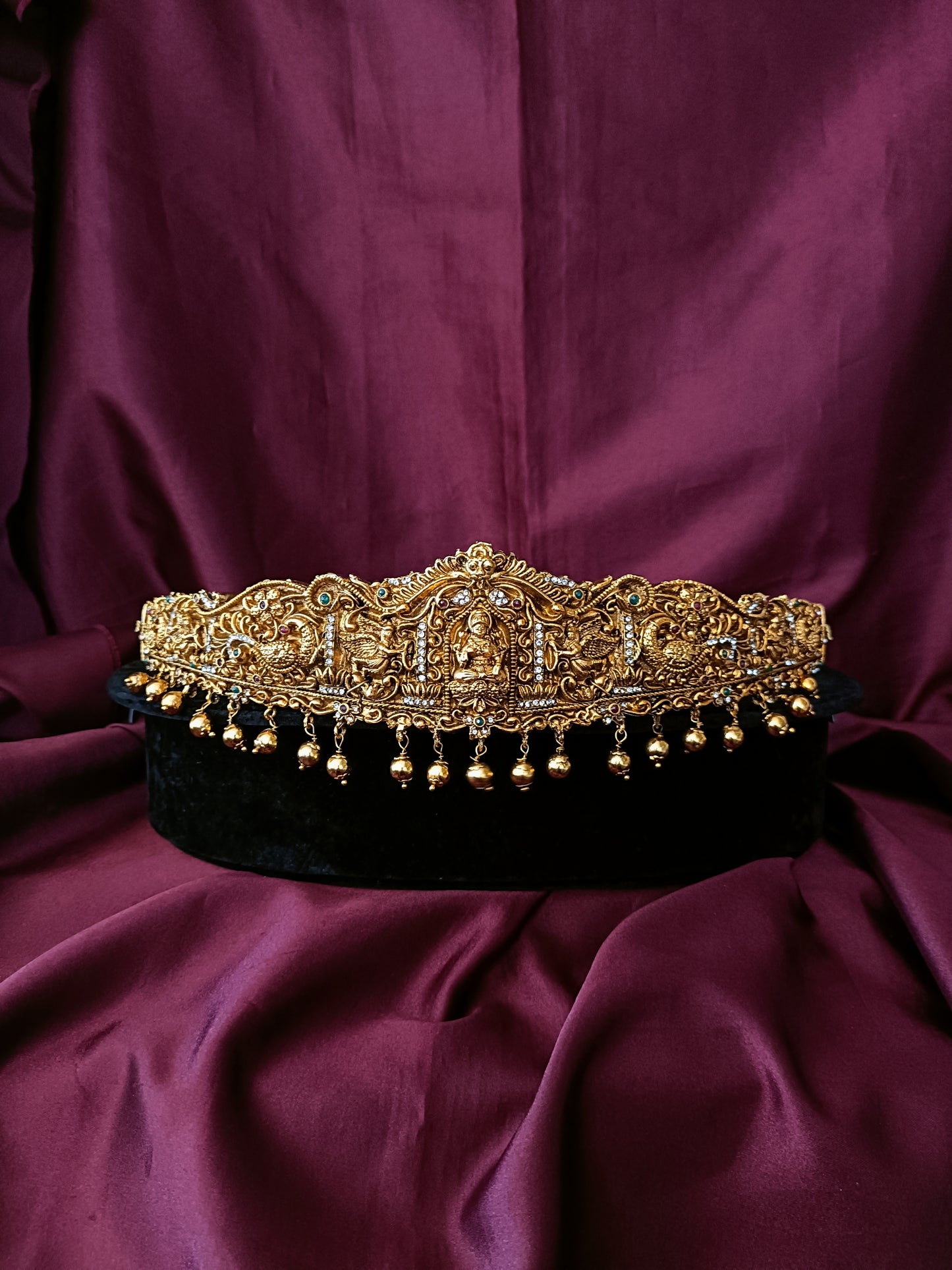 Nakshi polished Vaddanam with Lakshmi idol - Ambica Wedding Mall