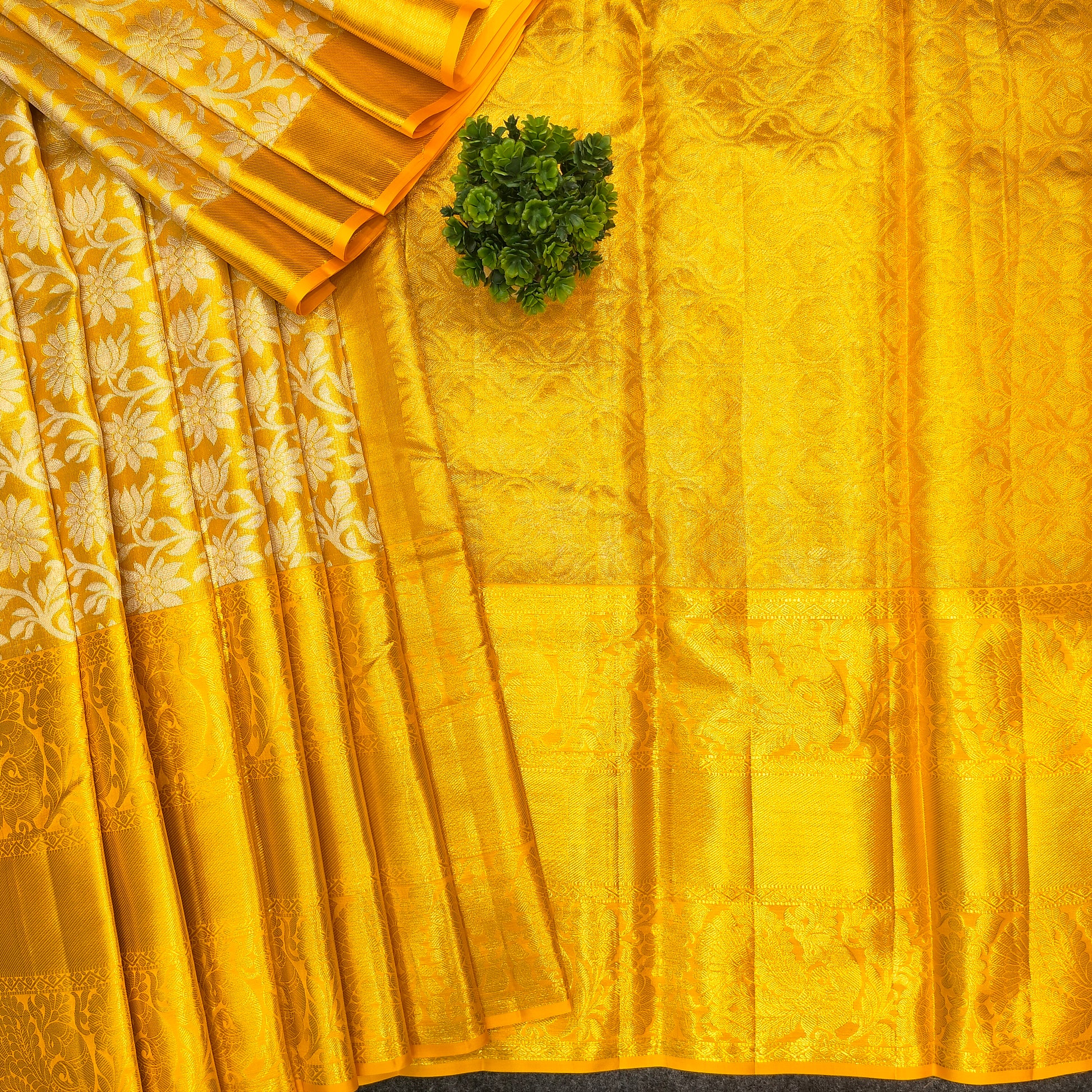2gram zari Kanchi Pattu Bridal Saree - Ambica Wedding Mall