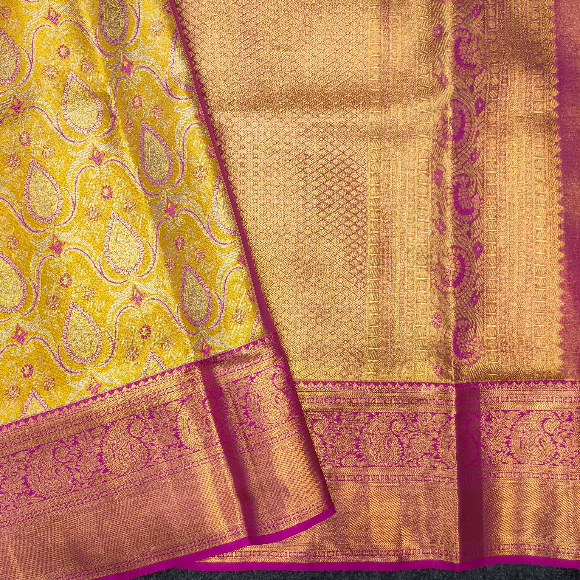 ✨Pure Kanchi Pattu Handloom Celebrety Bridal Sarees ✨ - Ambica Wedding Mall