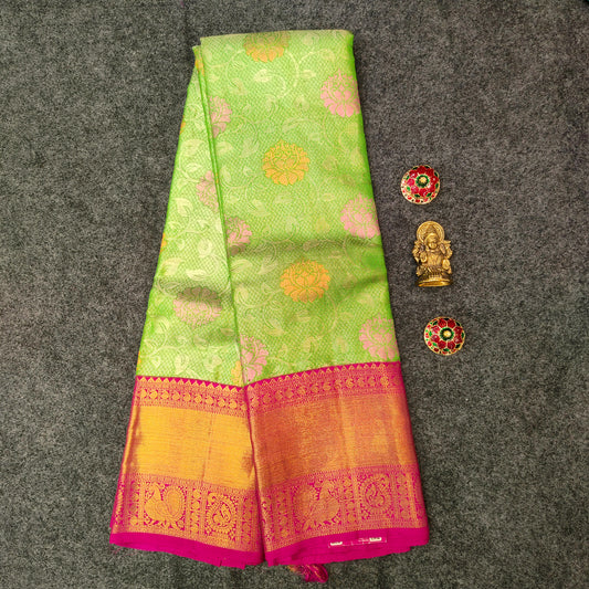 Pure Kanchi Pattu Handloom Celebrety Bridal Sarees ✨ - Ambica Wedding Mall