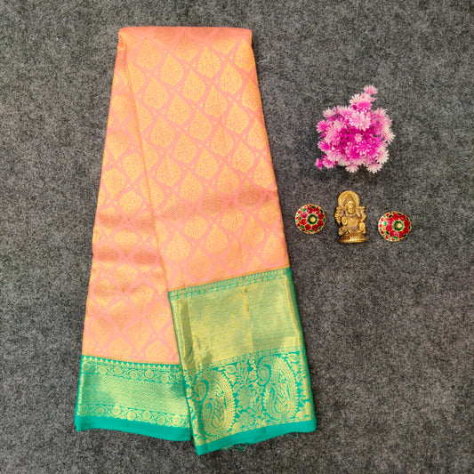 โจPure Resham Bridal Kanchi Pattu Handloom Saree - Ambica Wedding Mall
