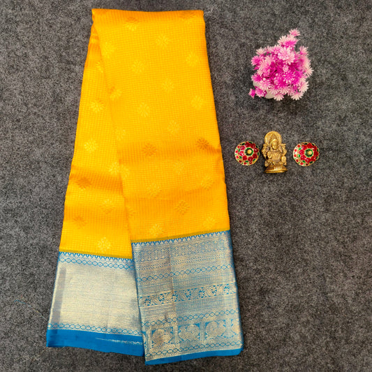 โจPure Resham Bridal Kanchi Pattu Handloom Saree - Ambica Wedding Mall