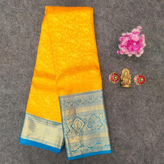 โจPure Resham Bridal Kanchi Pattu Handloom Saree - Ambica Wedding Mall