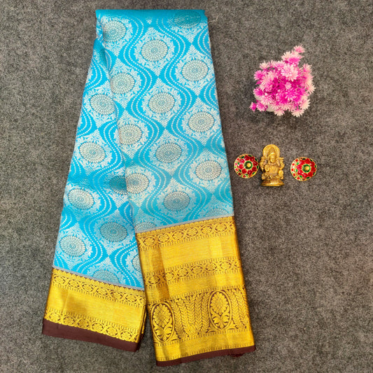 โจPure Resham Bridal Kanchi Pattu Handloom Saree - Ambica Wedding Mall