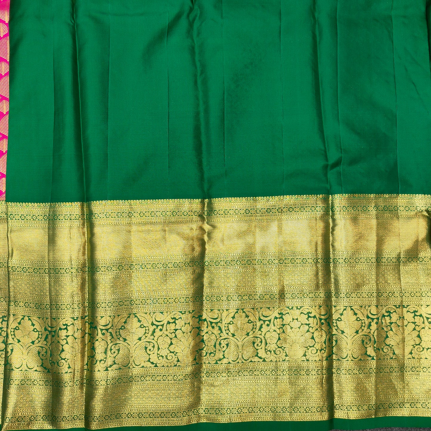 ✨Pure Resham Bridal Kanchi Pattu Handloom Saree - Ambica Wedding Mall