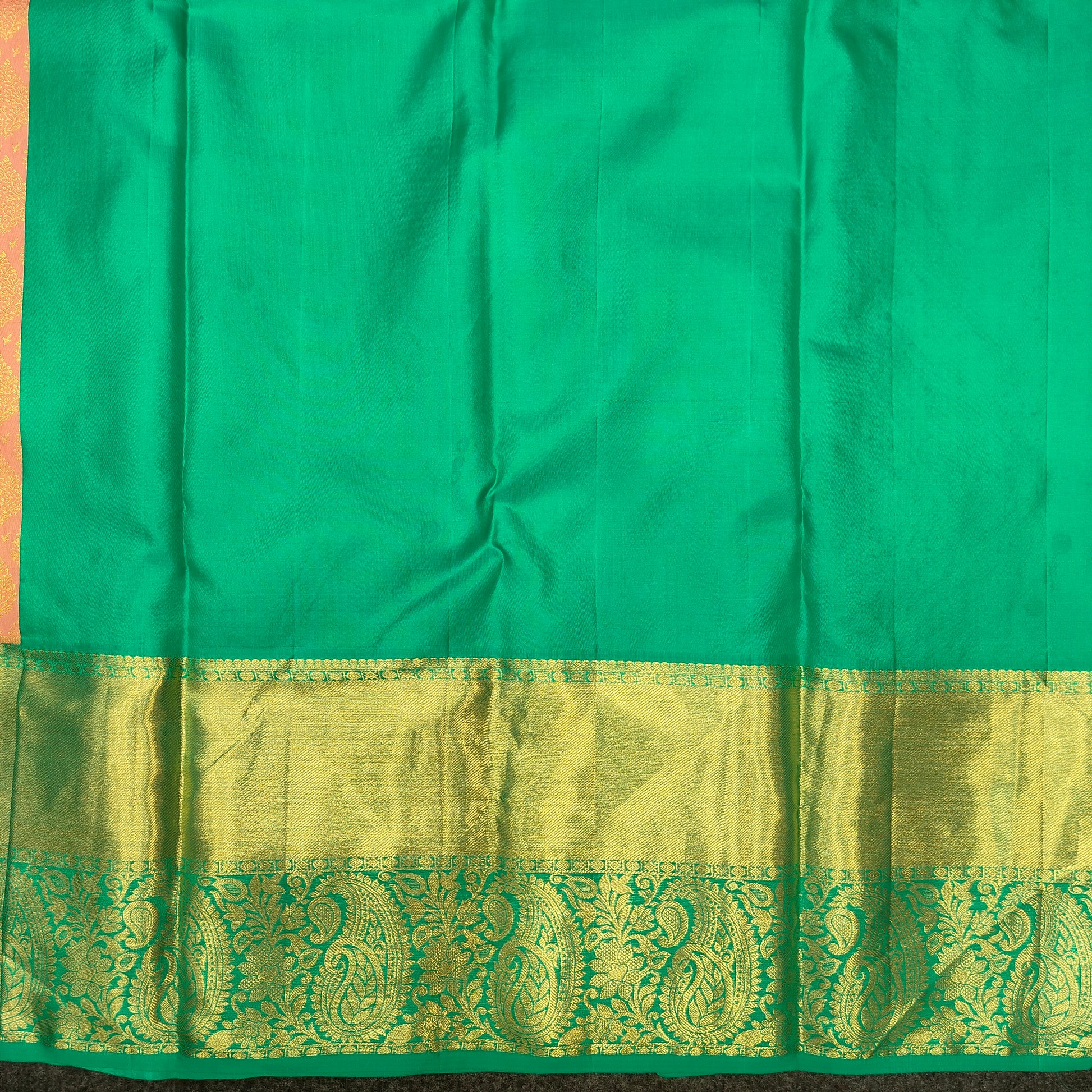 ✨Pure Resham Bridal Kanchi Pattu Handloom Saree - Ambica Wedding Mall
