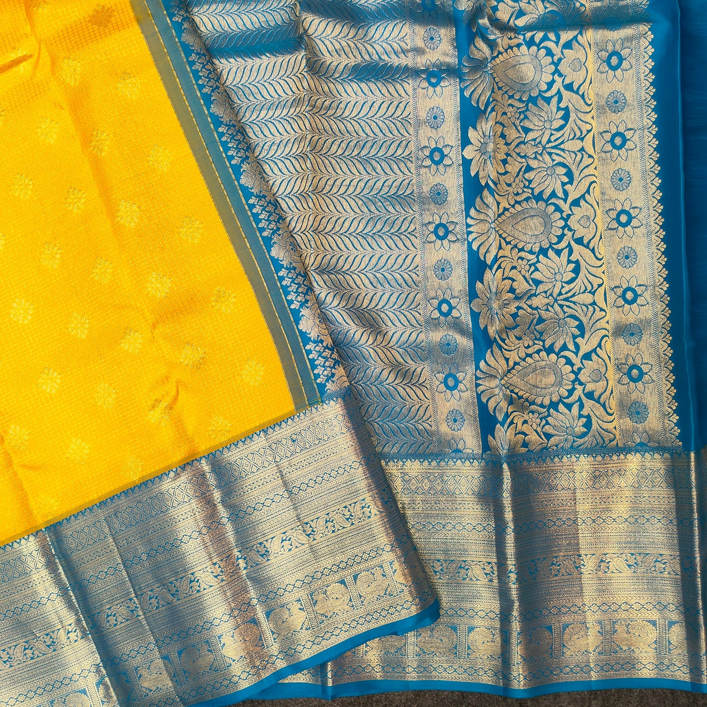 ✨Pure Resham Bridal Kanchi Pattu Handloom Saree - Ambica Wedding Mall