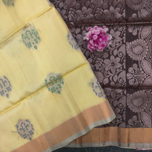 โจKanchi Pattu Bentex Border Saree - Ambica Wedding Mall