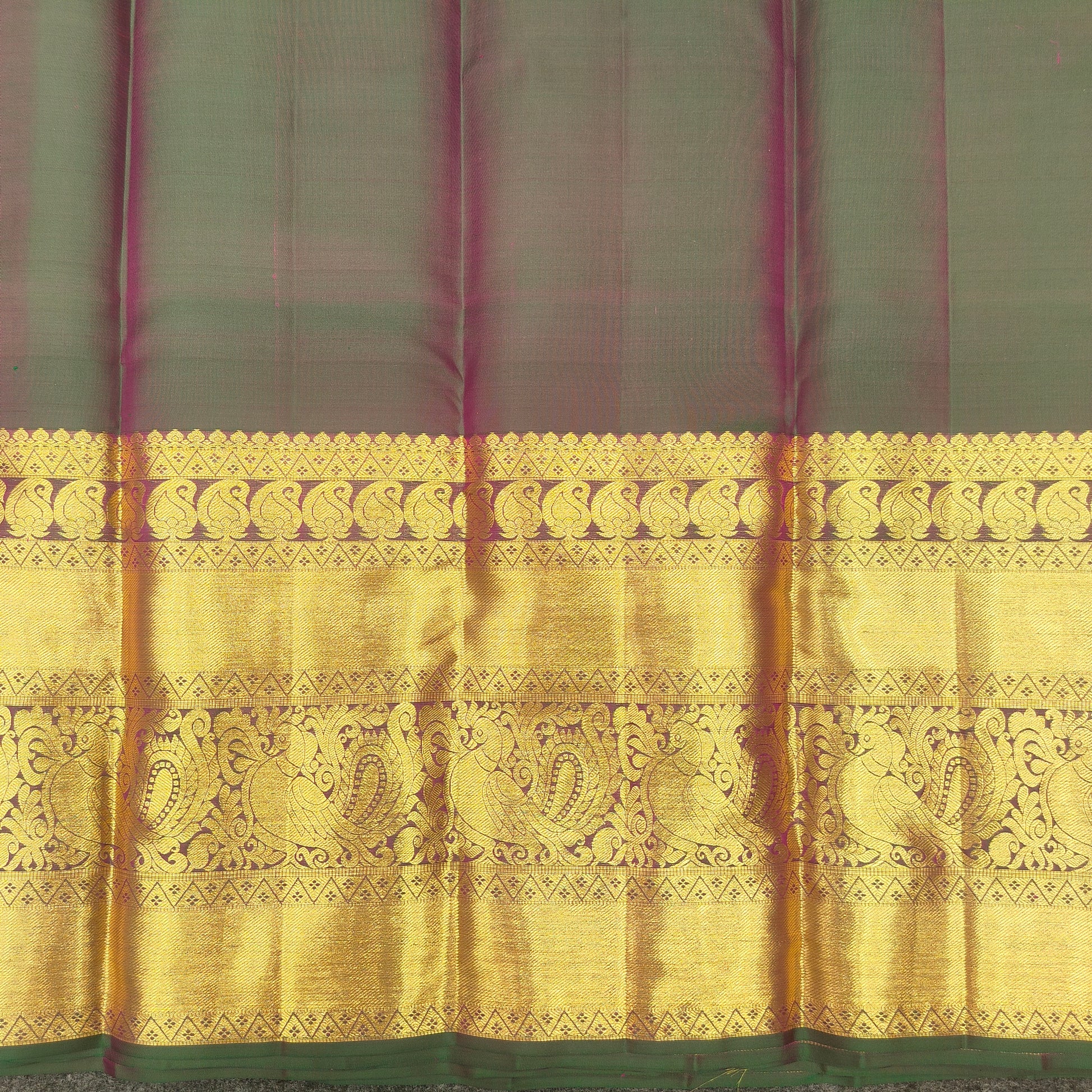 Kanchi Pattu Bridal Pure Zari Saree - Ambica Wedding Mall