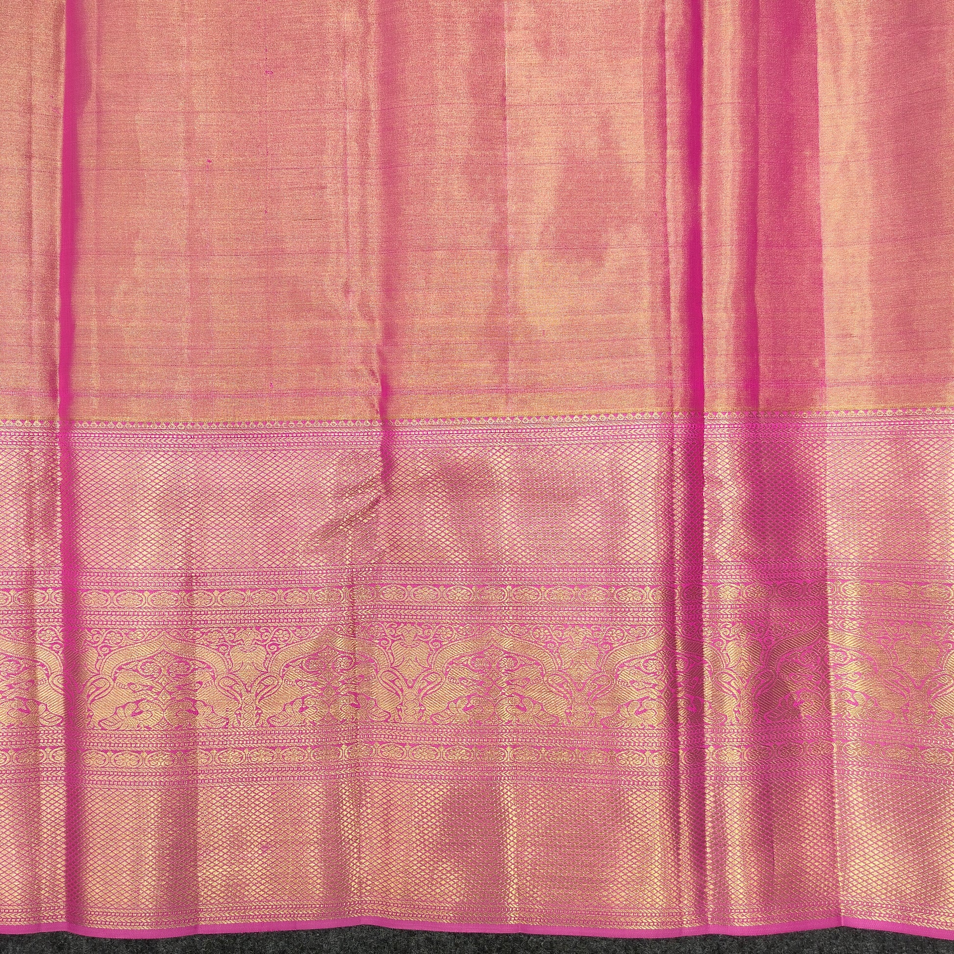 Kanchi Pattu Bridal Pure Zari Saree - Ambica Wedding Mall