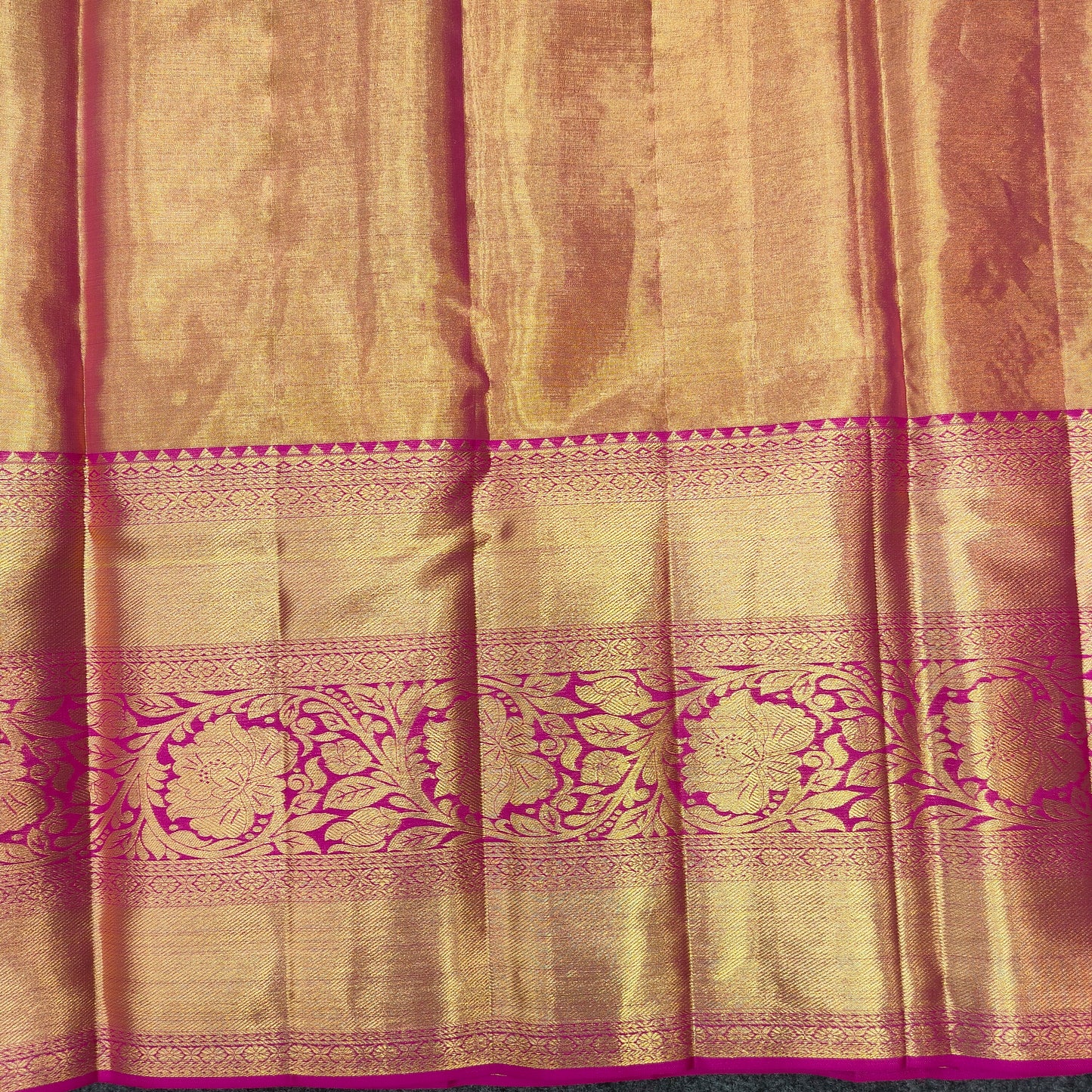 Kanchi Pattu Bridal Pure Zari Saree - Ambica Wedding Mall
