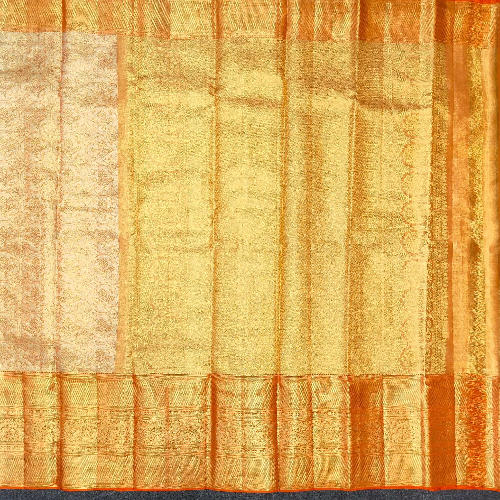 Kanchi Pattu Bridal Pure Zari Saree - Ambica Wedding Mall
