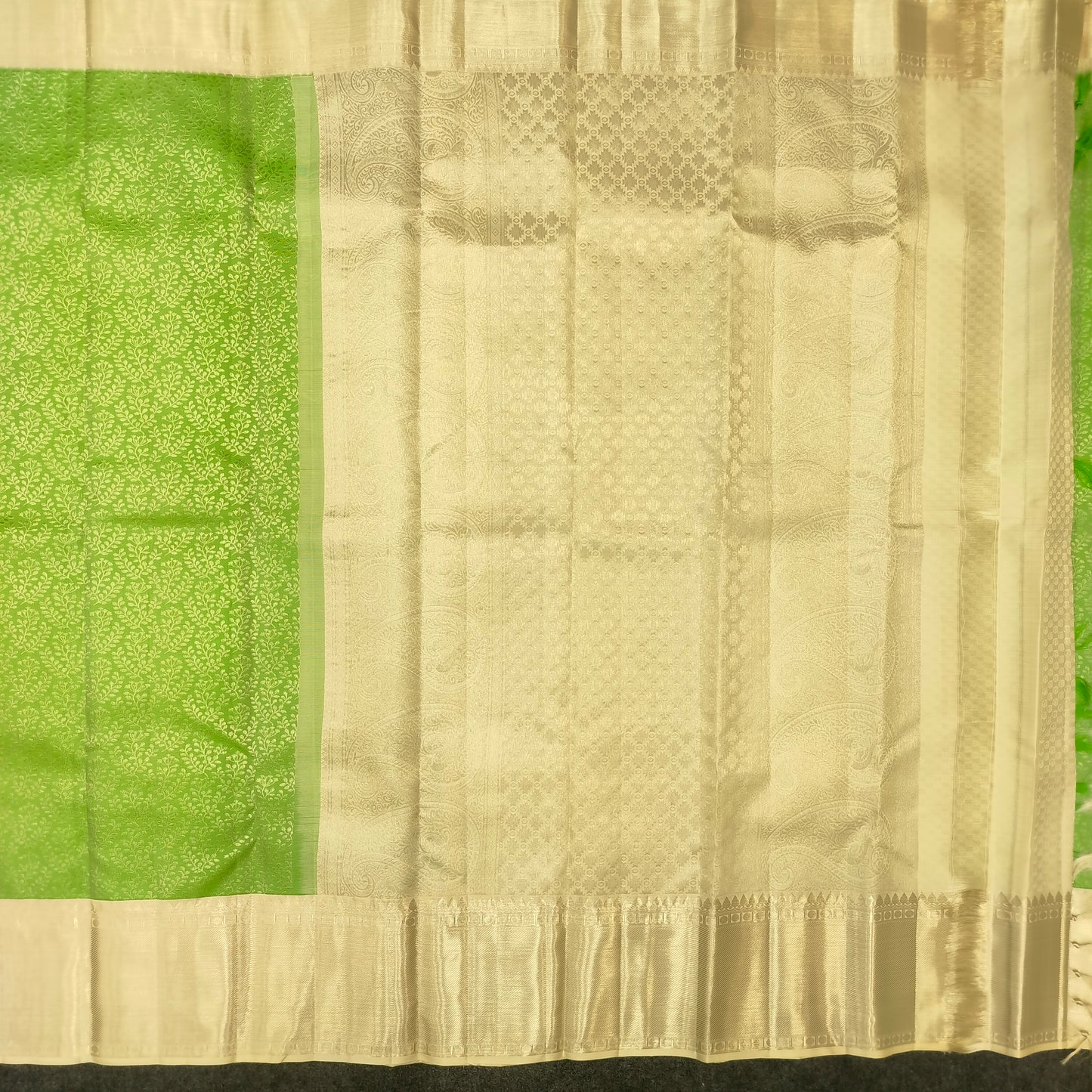 Kanchi Pattu Bridal Pure Zari Saree - Ambica Wedding Mall