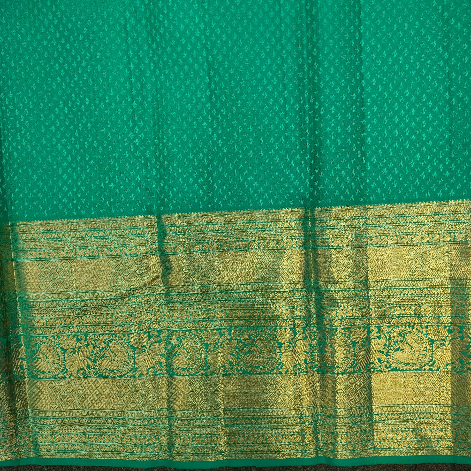 Pure Resham Bridal Kanchi Pattu Handloom Saree - Ambica Wedding Mall