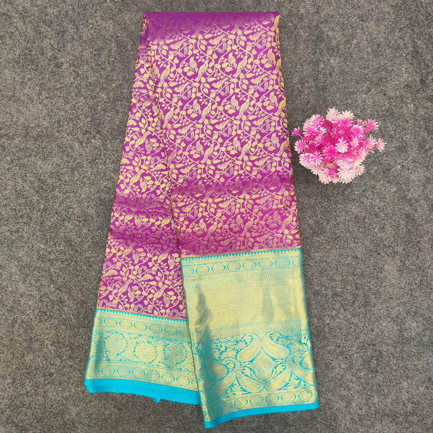Pure Resham Bridal Kanchi Pattu Handloom Saree - Ambica Wedding Mall