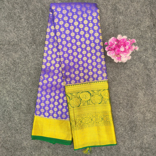 Pure Resham Bridal Kanchi Pattu Handloom Saree - Ambica Wedding Mall