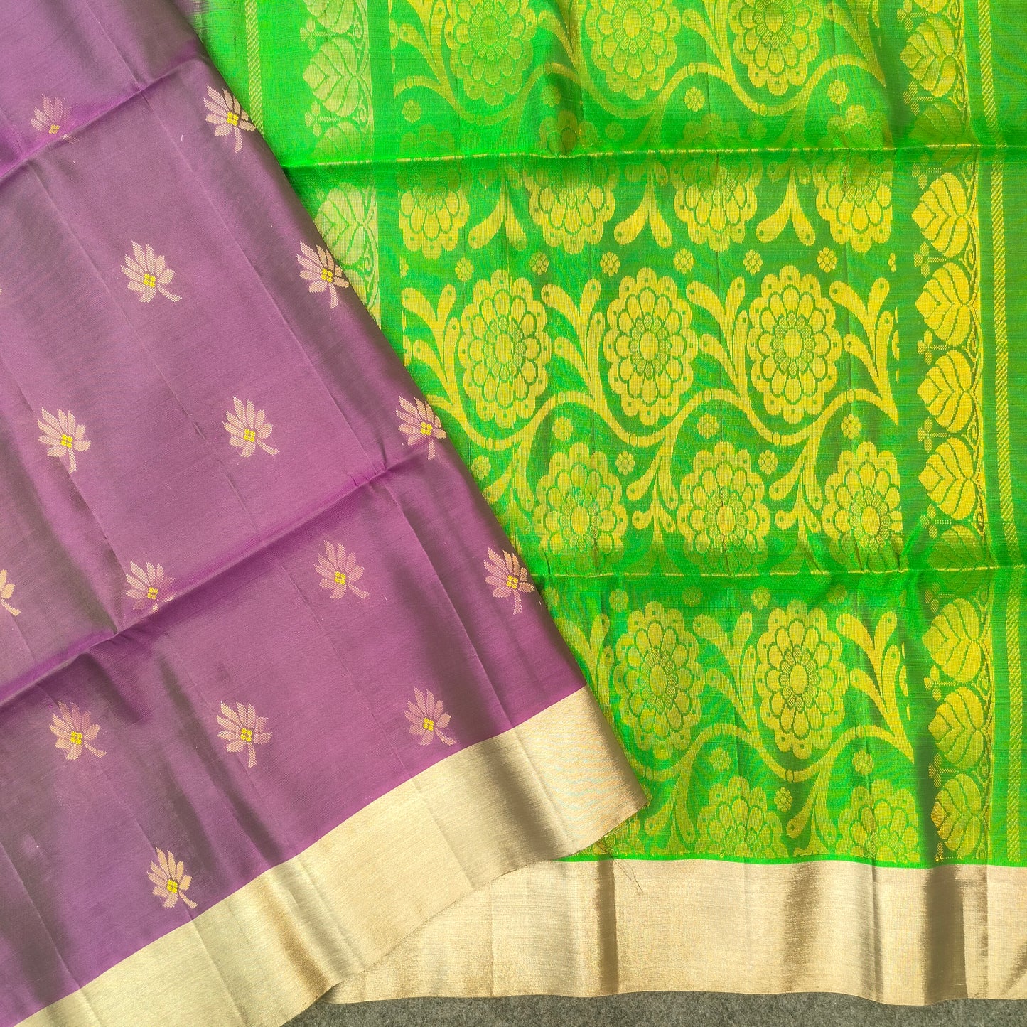 ✨Kanchi Pattu Bentex Border Saree - Ambica Wedding Mall