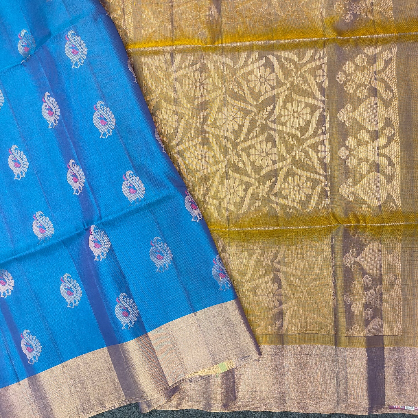 ✨Kanchi Pattu Bentex Border Saree - Ambica Wedding Mall