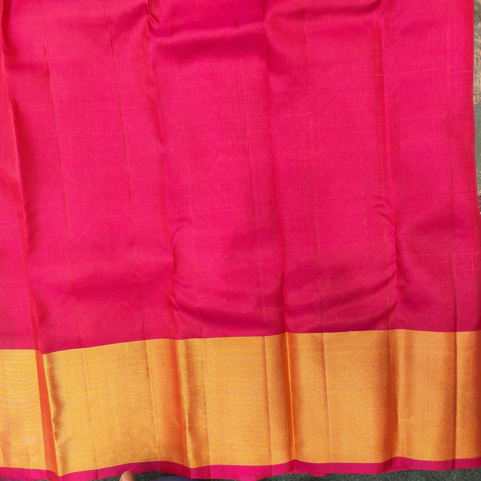 ✨Kanchi Pattu Bentex Border Saree - Ambica Wedding Mall