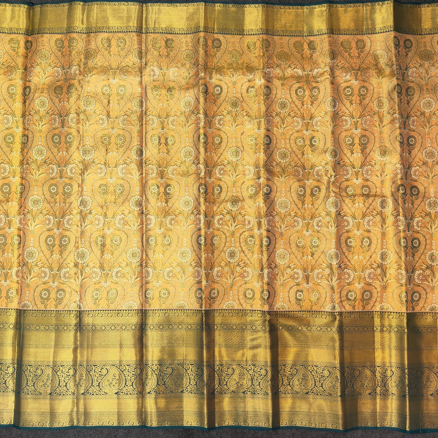 Pure Resham Bridal Kanchi Pattu Handloom Saree - Ambica Wedding Mall