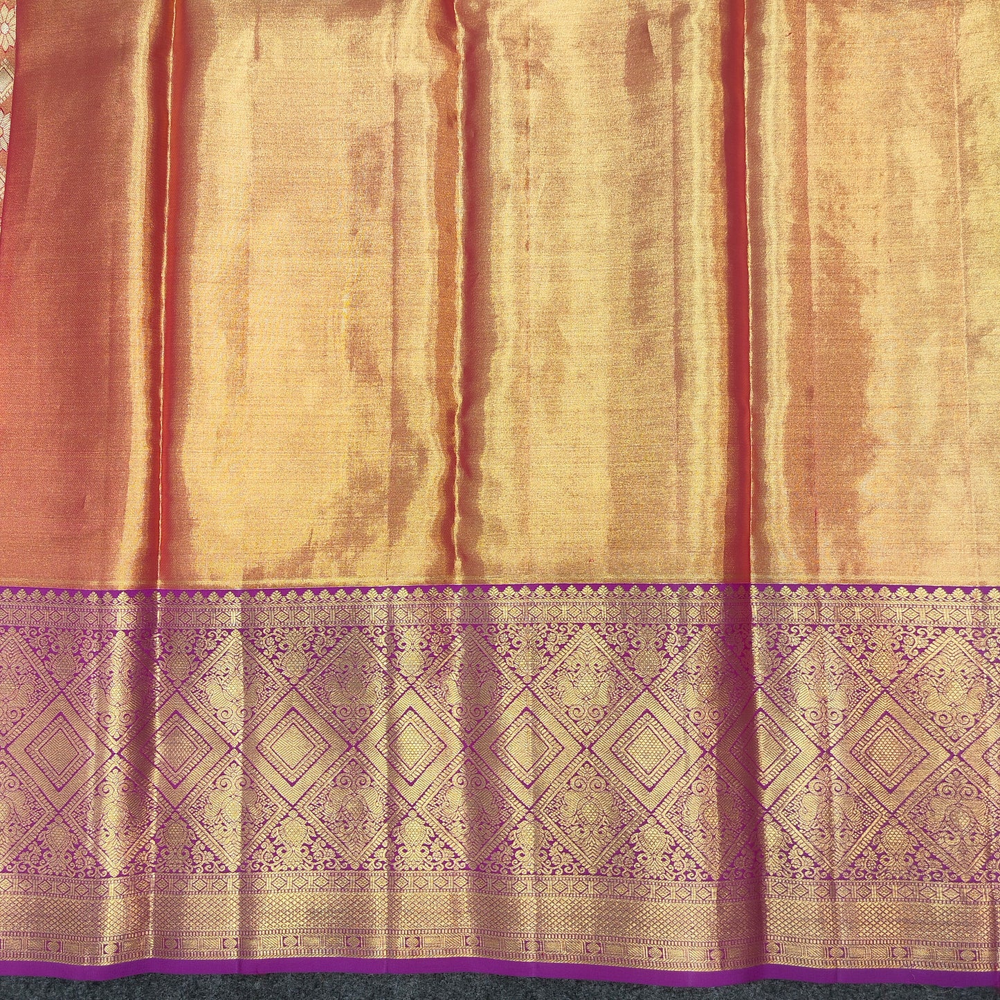 Pure Resham Bridal Kanchi Pattu Handloom Saree - Ambica Wedding Mall