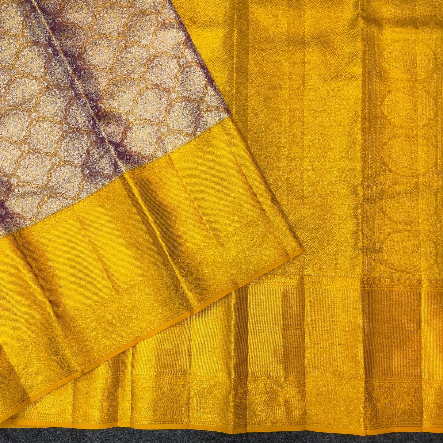 Kanchi Pattu Bridal Pure Zari Saree - Ambica Wedding Mall