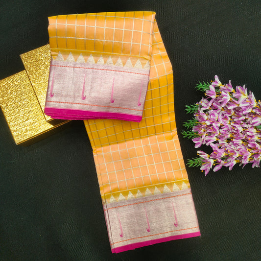 Pure Venkatagiri Handloom Buta saree - Ambica Wedding Mall
