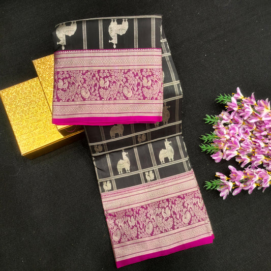 Pure Venkatagiri Handloom Buta saree - Ambica Wedding Mall