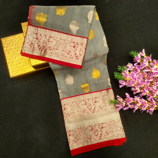 Pure Venkatagiri Handloom Buta saree - Ambica Wedding Mall