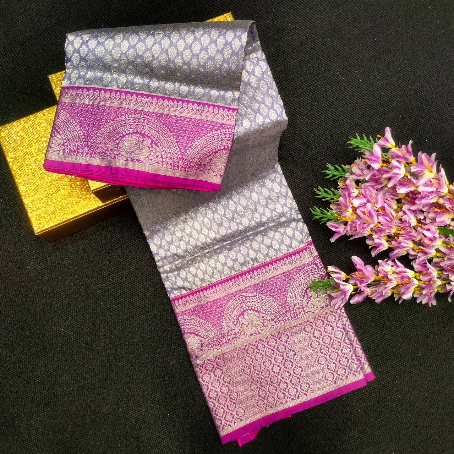 Pure Venkatagiri Handloom Buta saree - Ambica Wedding Mall