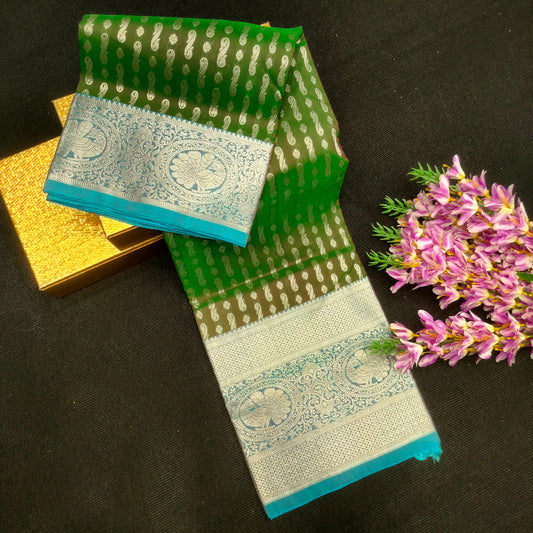 Pure Venkatagiri Handloom Buta saree - Ambica Wedding Mall