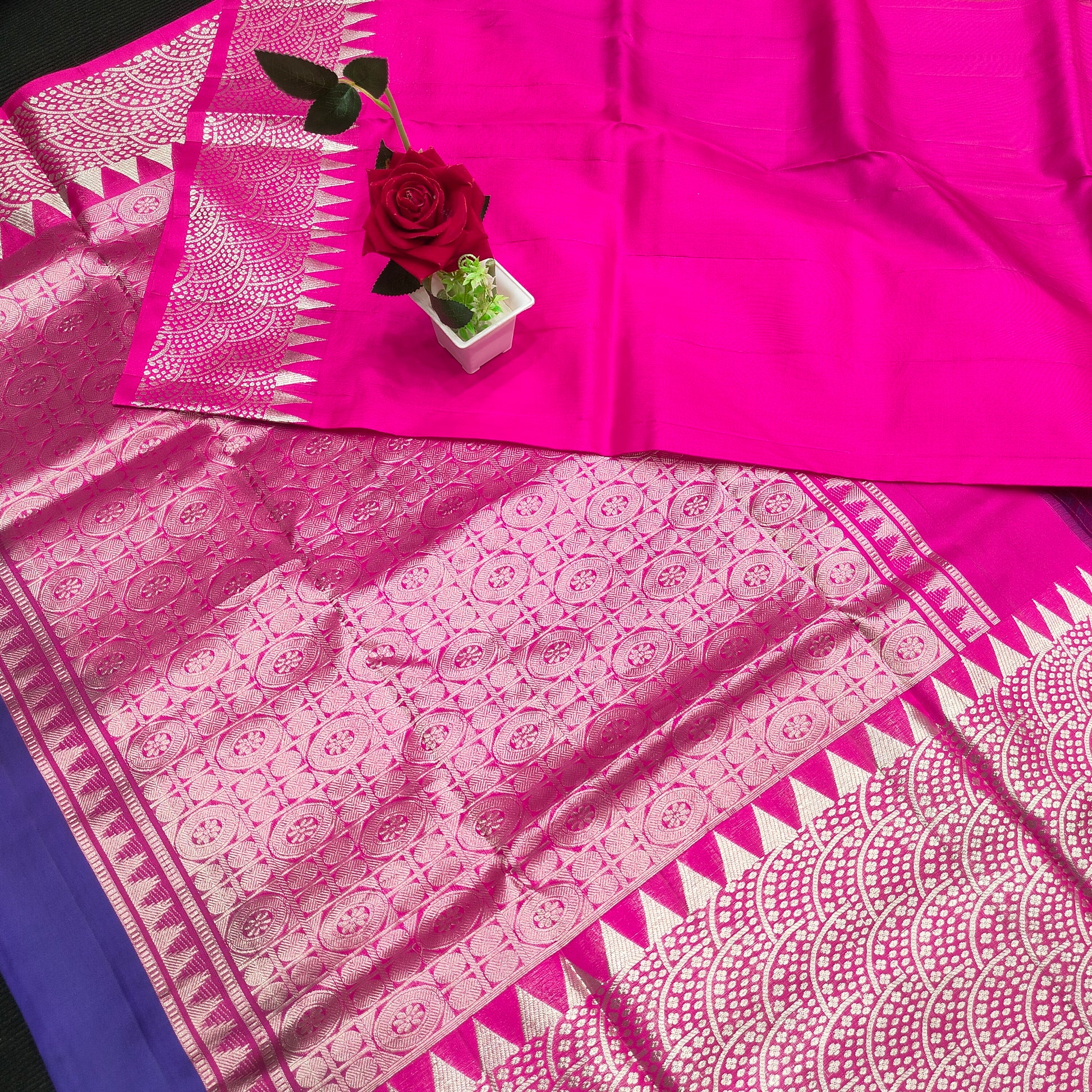 Pure Venkatagiri Handloom Buta saree - Ambica Wedding Mall