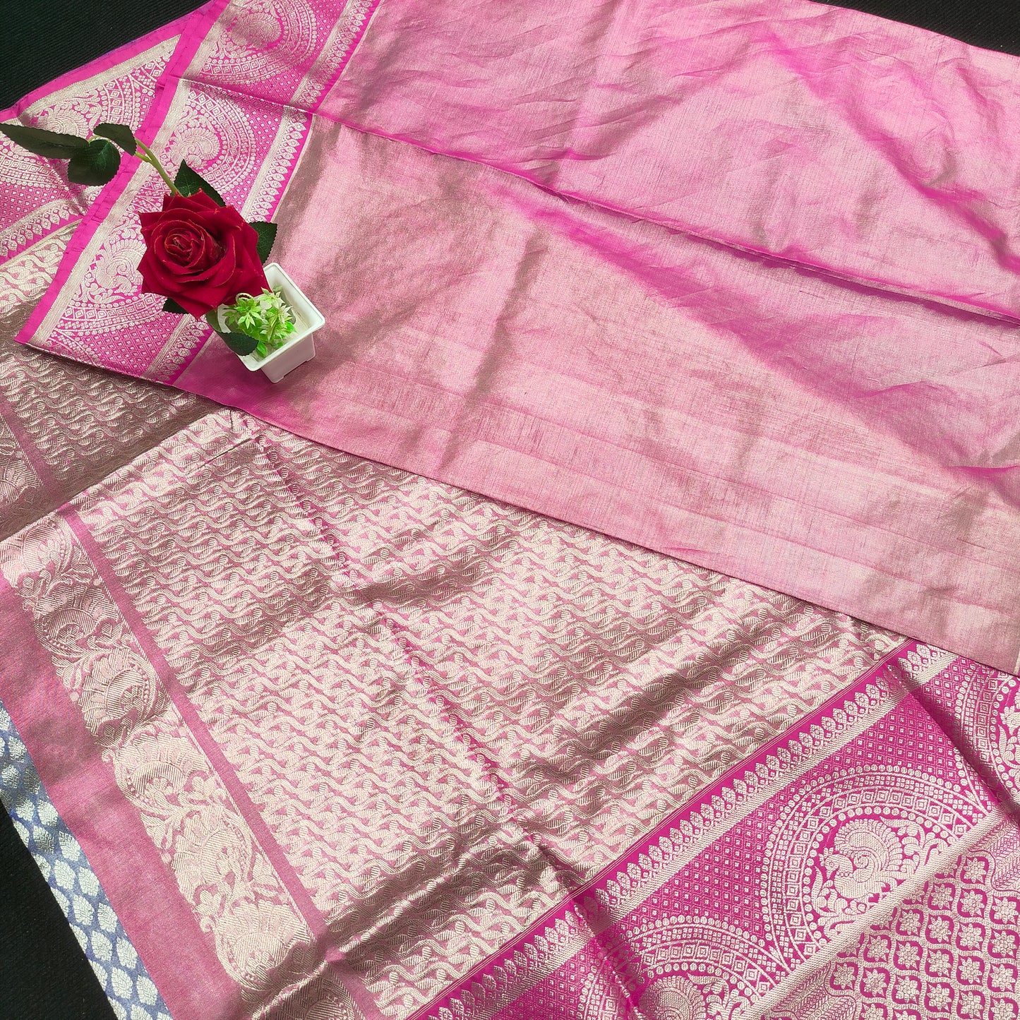 Pure Venkatagiri Handloom Buta saree - Ambica Wedding Mall